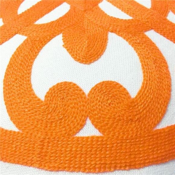 Alysheer Embroidered Decorative Throw Pillow Covers 18"x18" Set of 2 Pieces - Picture 4 of 7